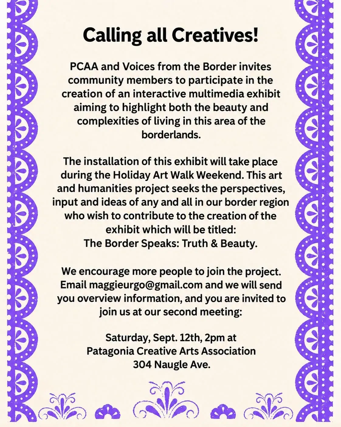 Calling All Creatives Calling All Creatives